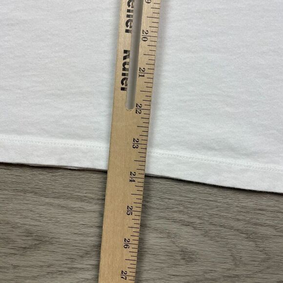 Scotch Soda Shirt Mens Medium White Short Sleeve Basic Logo Regular Fit - Picture 8 of 9